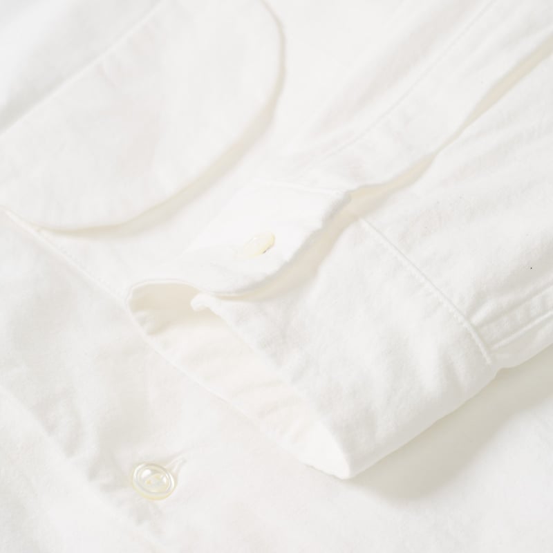 F3514 Open Collar Shirt White