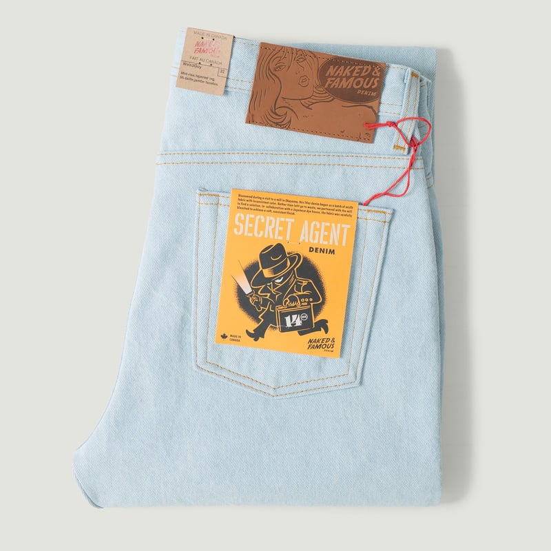 Vignettes flaneurs NAKED & FAMOUS Secret Agent Denim WeirdGuy
