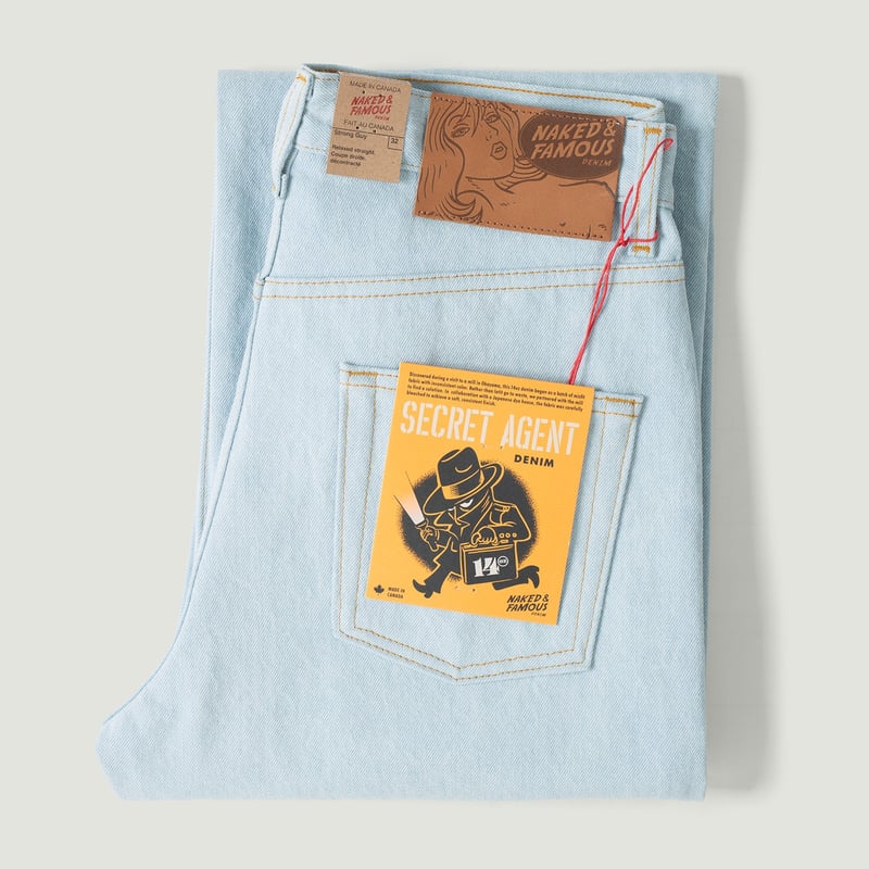Vignettes flaneurs NAKED & FAMOUS Secret Agent Denim WeirdGuy