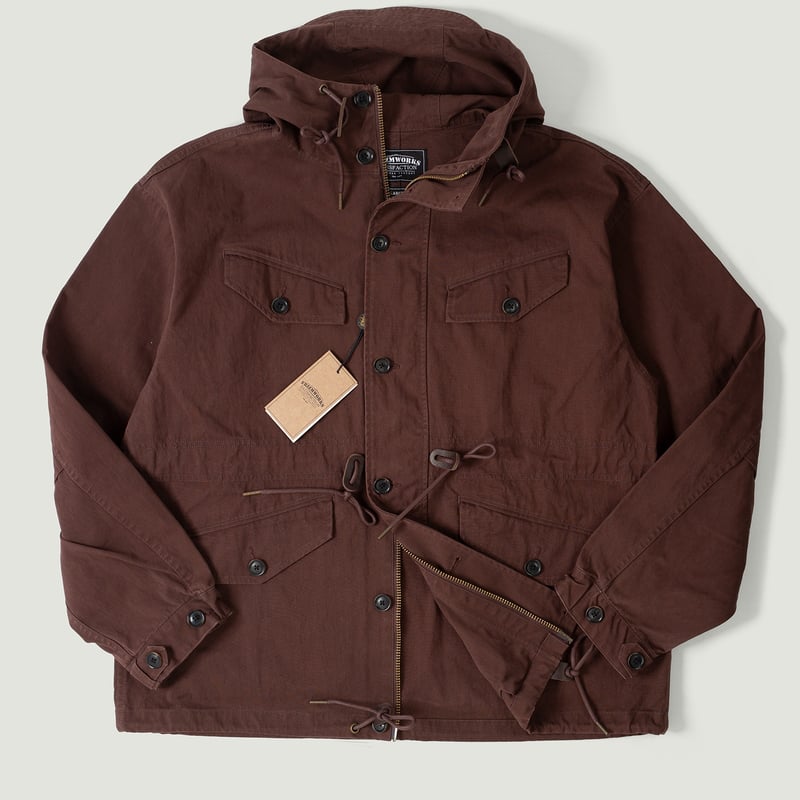 Vignettes flaneurs veste FRIZMWORKS French M47 Parka Brown