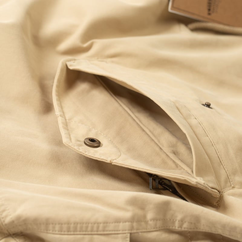 pocket flaneurs veste FRIZMWORKS Harrington M65 Jacket Beige (2)
