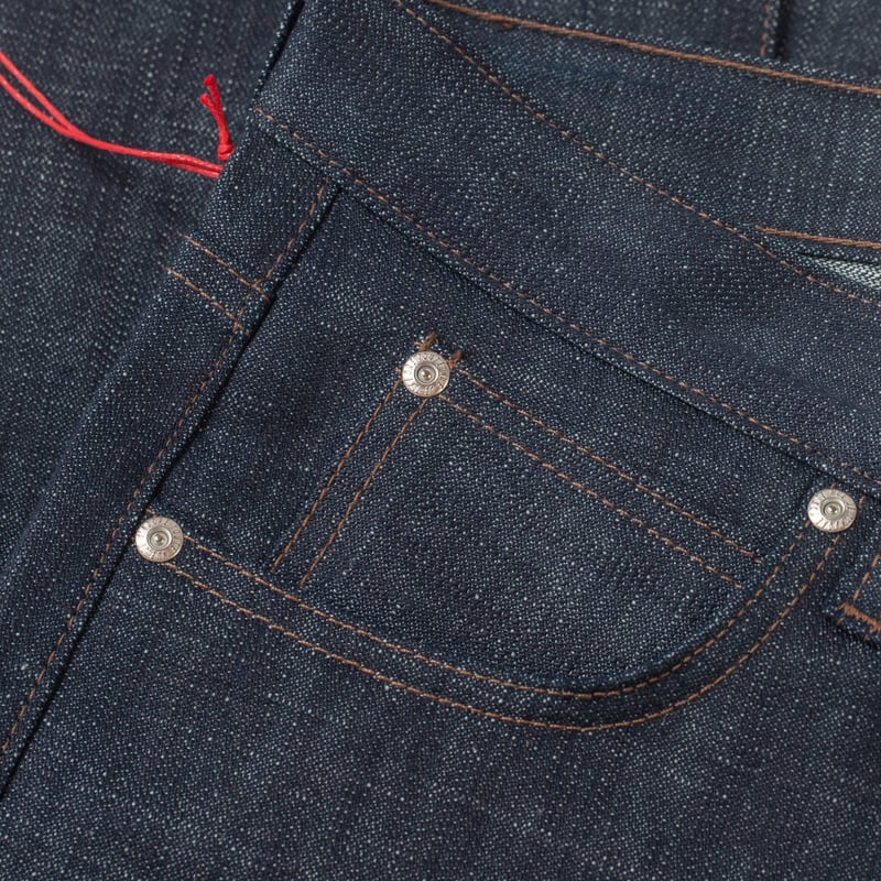 coin pocket  NAKED & FAMOUS  SuperGuy Greencast Slub Stretch Selvedge (3)