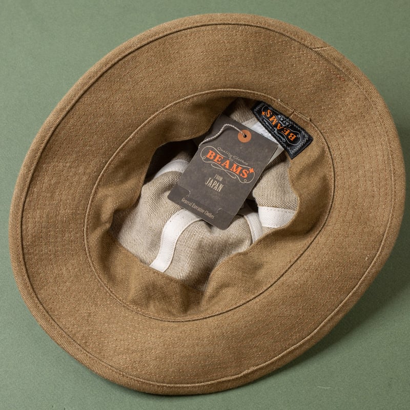 detail flaneurs BEAMS PLUS  MIL Hat Brown Denim