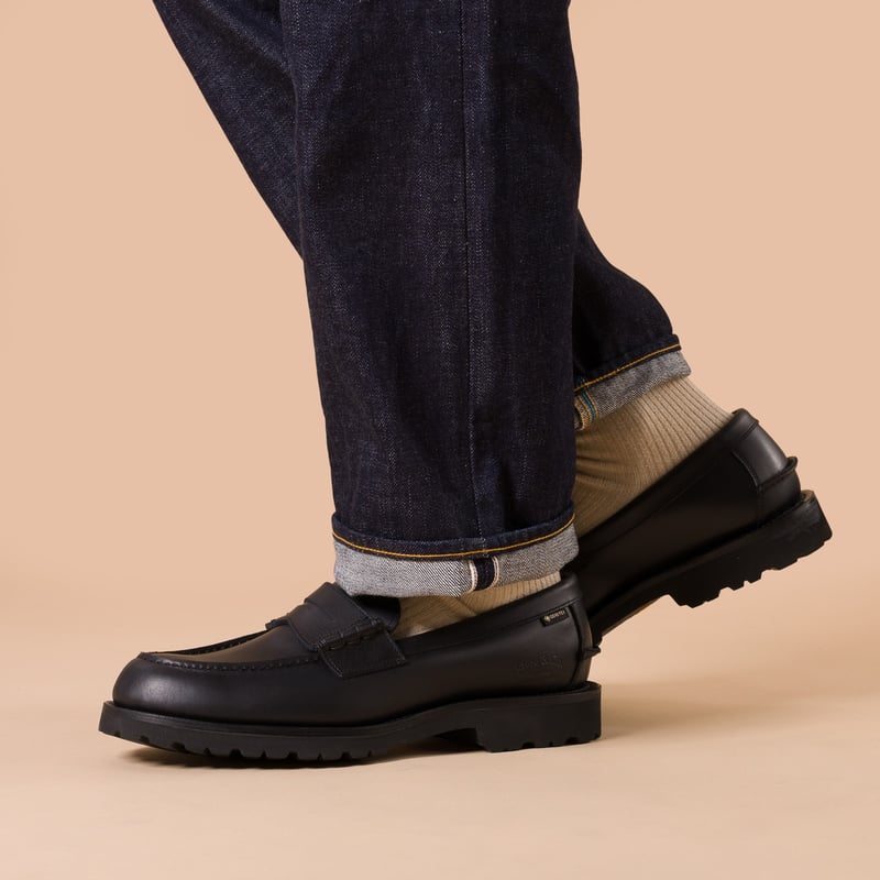 image flâneurs REGAL SHOES & CO. / Beffroll Loafer Gore-Tex Black profil