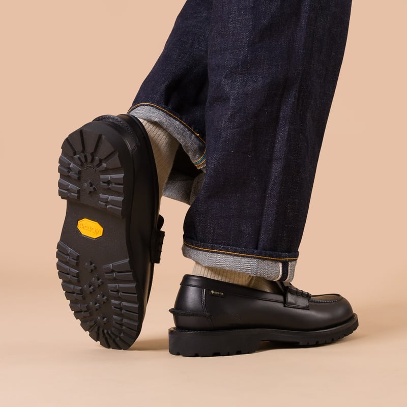 image flâneurs REGAL SHOES & CO. / Beffroll Loafer Gore-Tex Black dos