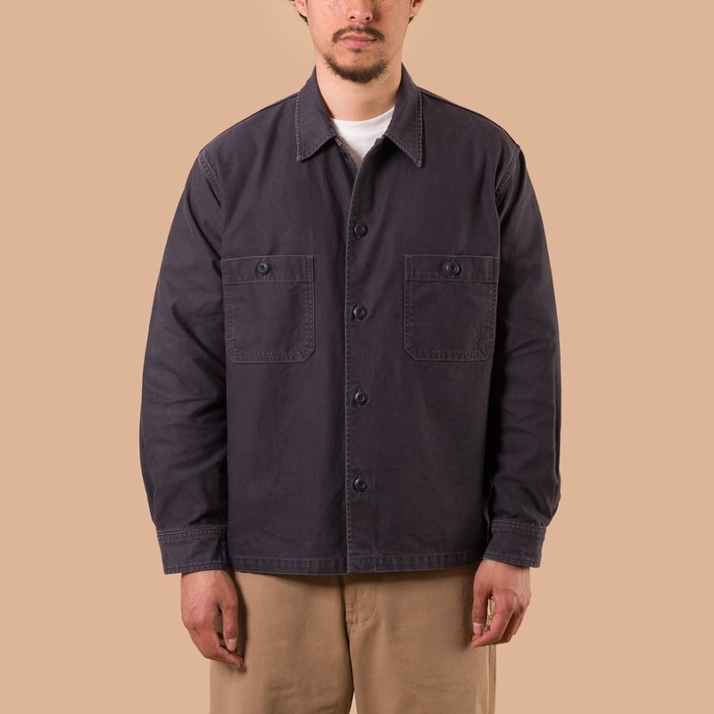 image flaneurs JAPAN BLUE JEANS  Battle Dress Uniform Shirts Black