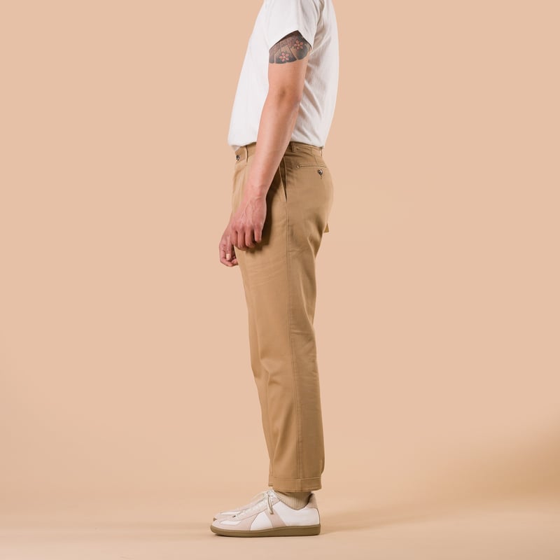 image flâneurs BARNSTORMER / 1002P-024 Khaki de profil