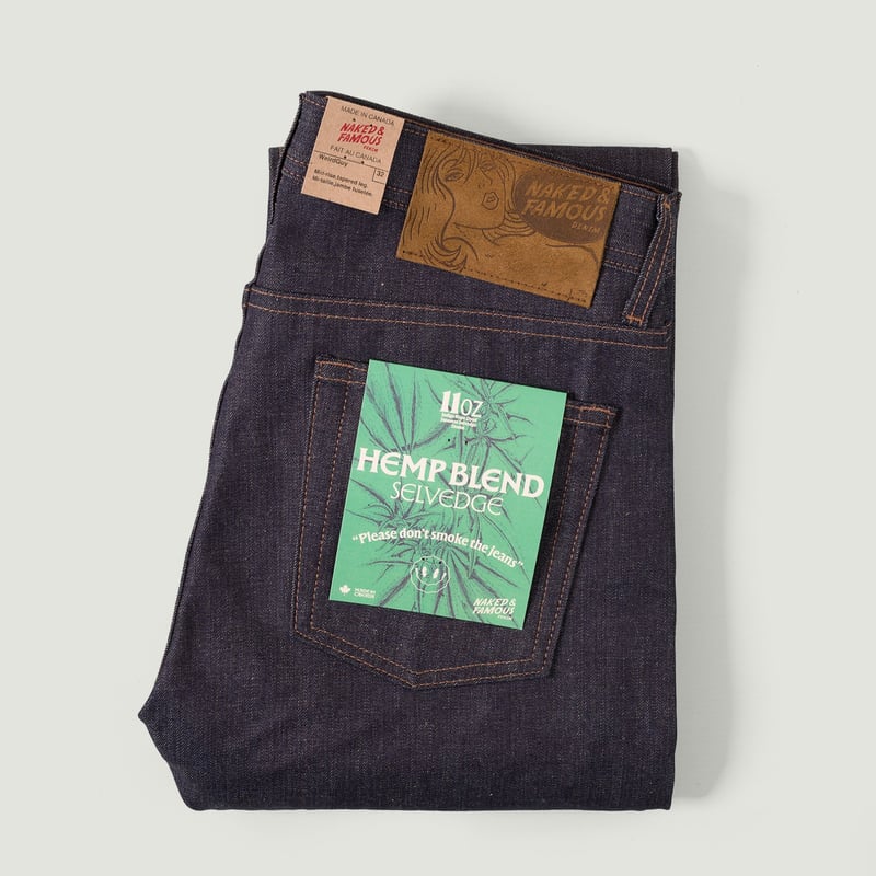 image flâneurs NAKED & FAMOUS / WeirdGuy Hemp Blend Selvedge vignette