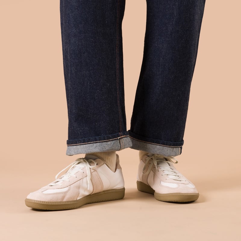 German Military Trainer Ventile Off White