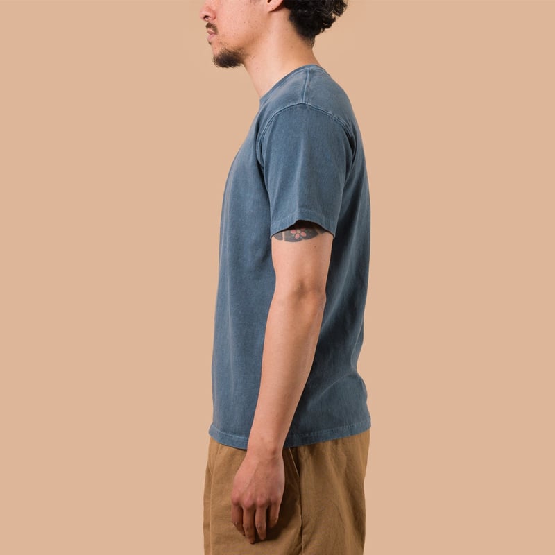 image flâneurs GOOD ON / Short Sleeve Crew T-Shirt P-Slate de profil