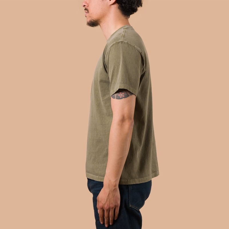 image flâneurs GOOD ON / Short Sleeve Crew T-Shirt P-Sage de profil