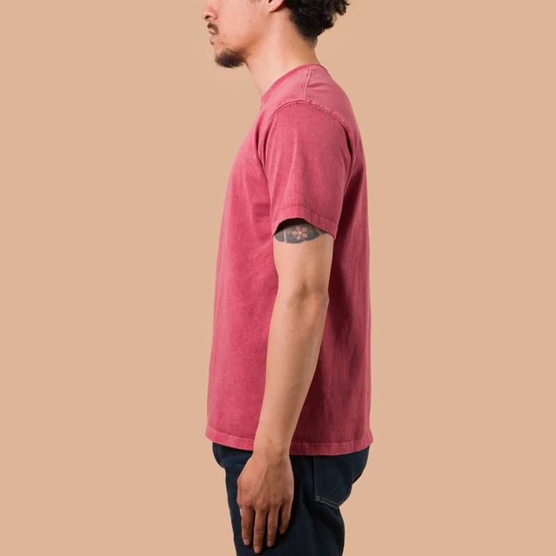 image flâneurs GOOD ON / Short Sleeve Crew T-Shirt P-F.Red de profil