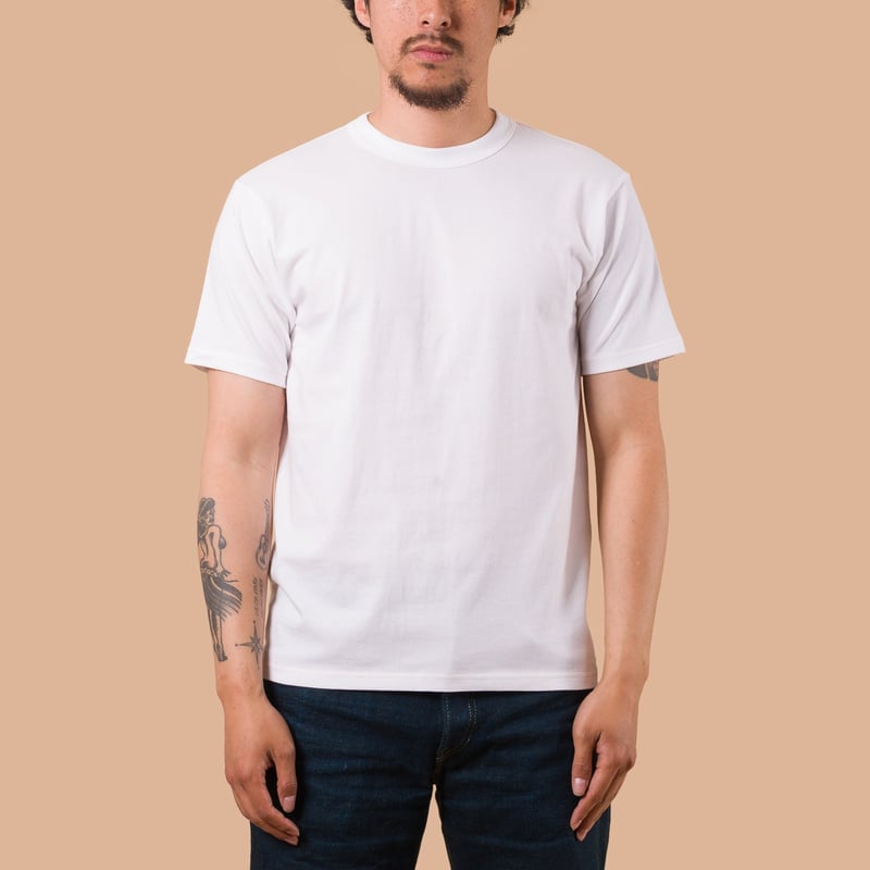 image flâneurs WHITESVILLE / 2-Pack Tubular T-Shirt White de face