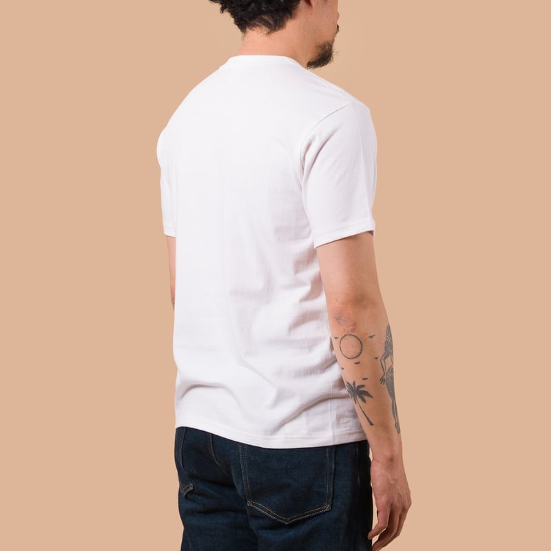 image flâneurs WHITESVILLE / 2-Pack Tubular T-Shirt White de dos