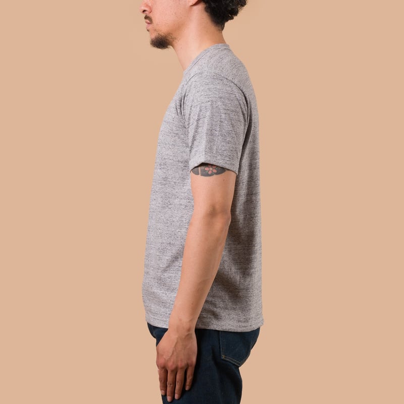 image flâneurs WHITESVILLE / 2-Pack Tubular T-Shirt Heather grey de profil