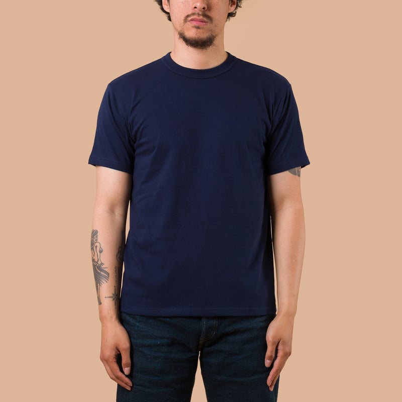 image flâneurs WHITESVILLE / 2-Pack Tubular T-Shirt Navy de face