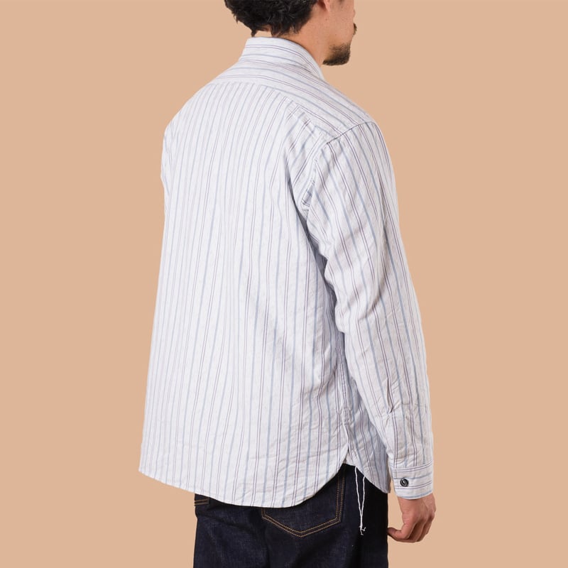 "Fiction Romance" 6oz Indigo Stripe Work Shirt