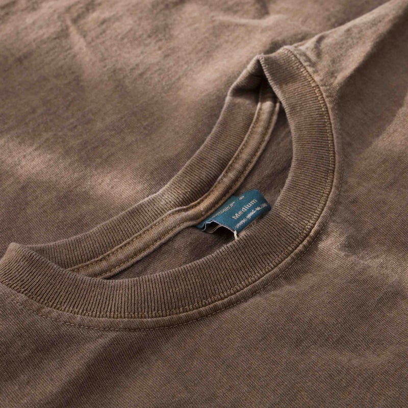 Short Sleeve Crew T-Shirt in P-Brown