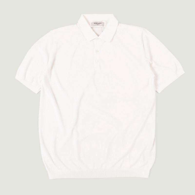 Ice Cotton Poloneck Off White