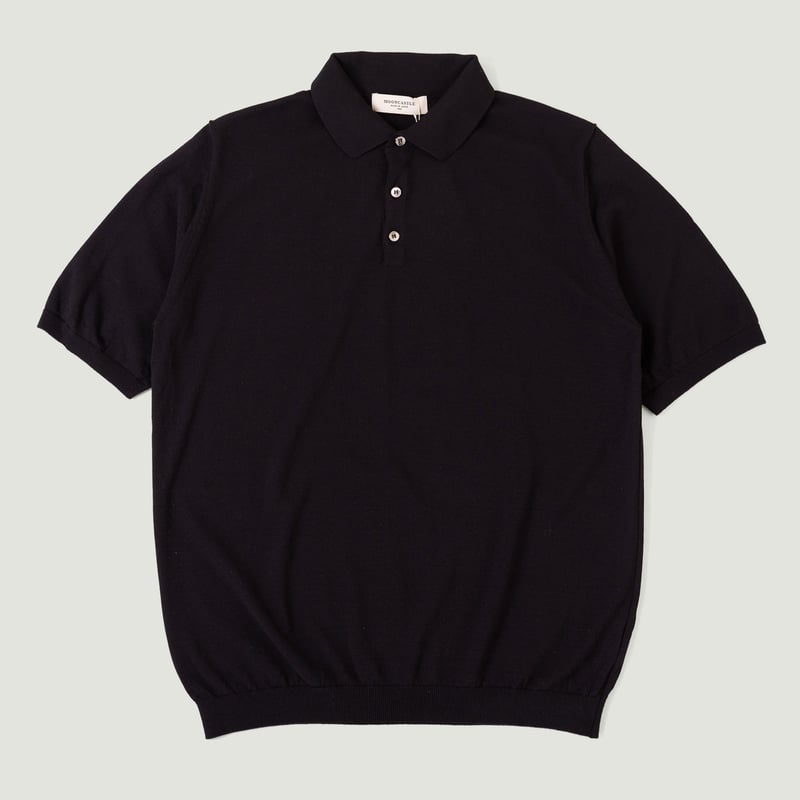 Ice Cotton Poloneck Black