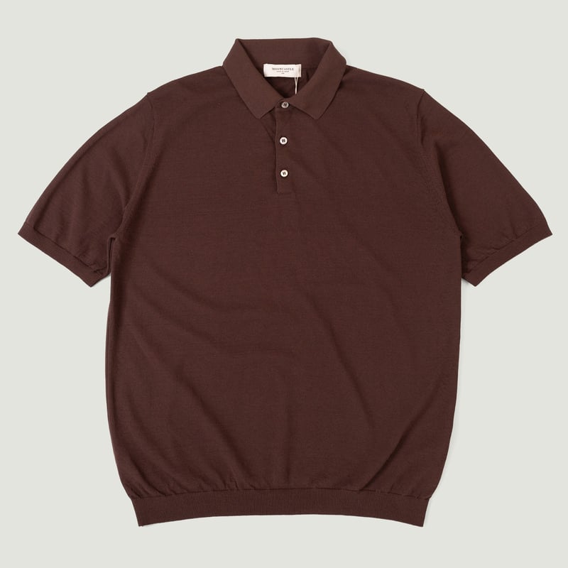 Ice Cotton Poloneck Brown