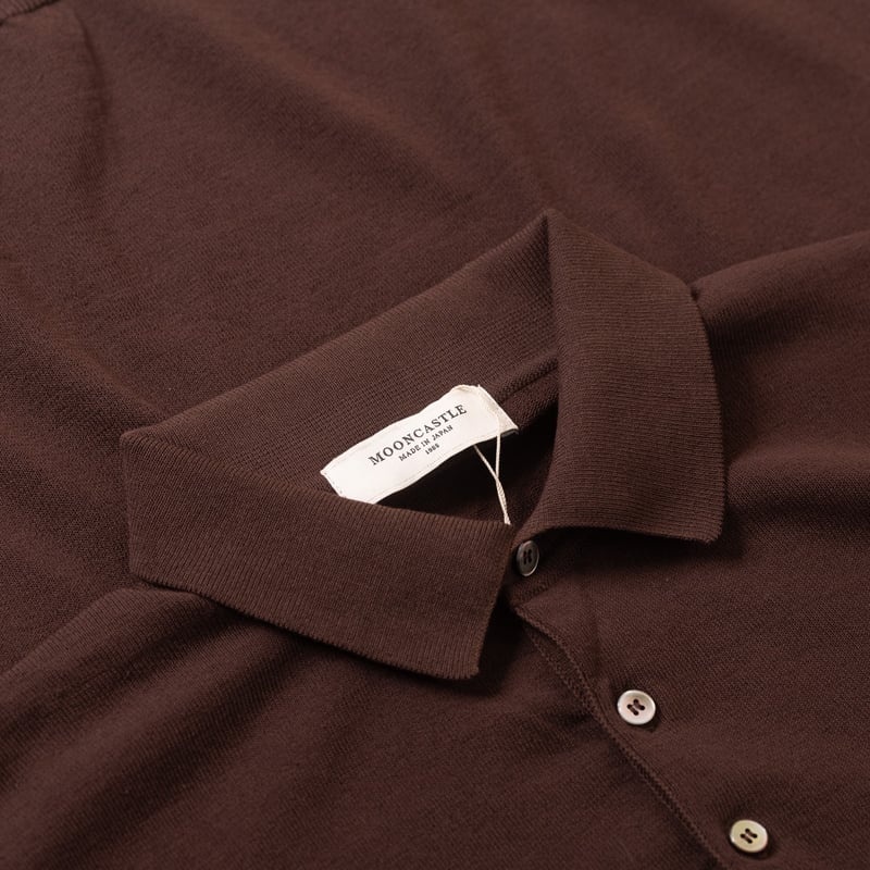 Ice Cotton Poloneck Brown