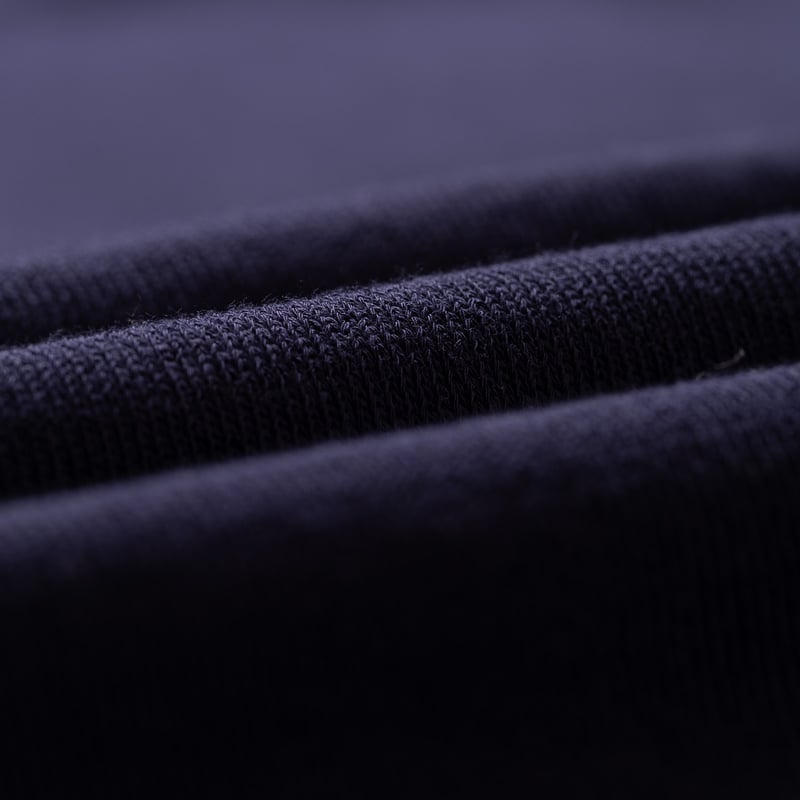 détail matière flâneurs pull Mooncastle  Ice Cotton Navy