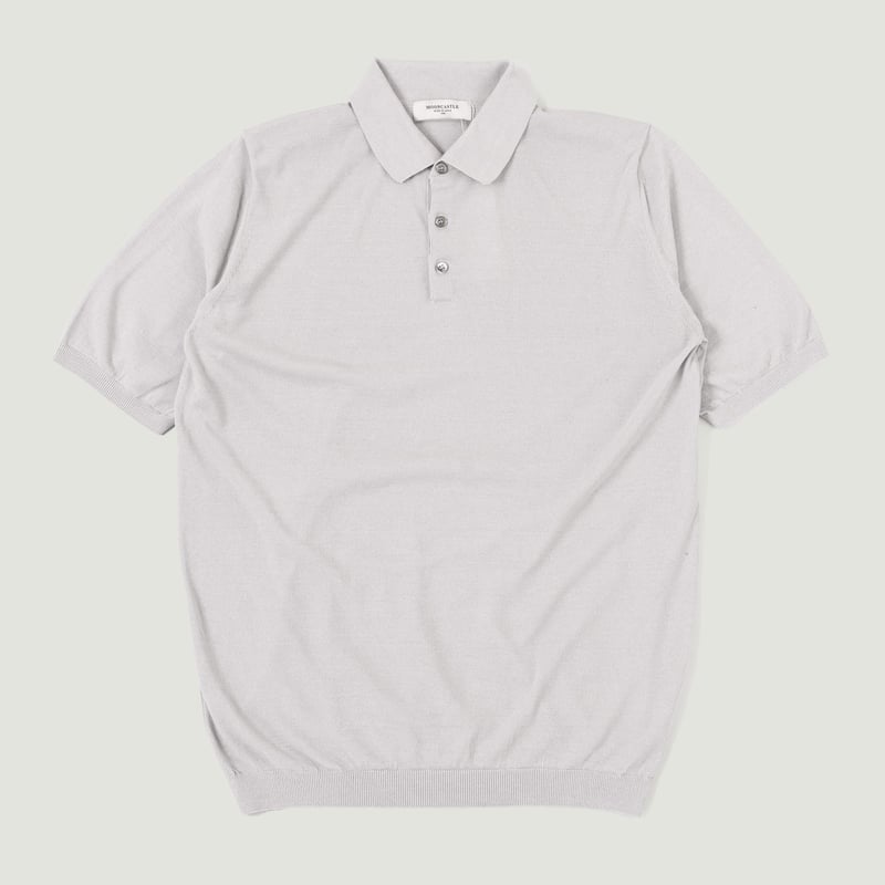 Ice Cotton Poloneck Light Gray