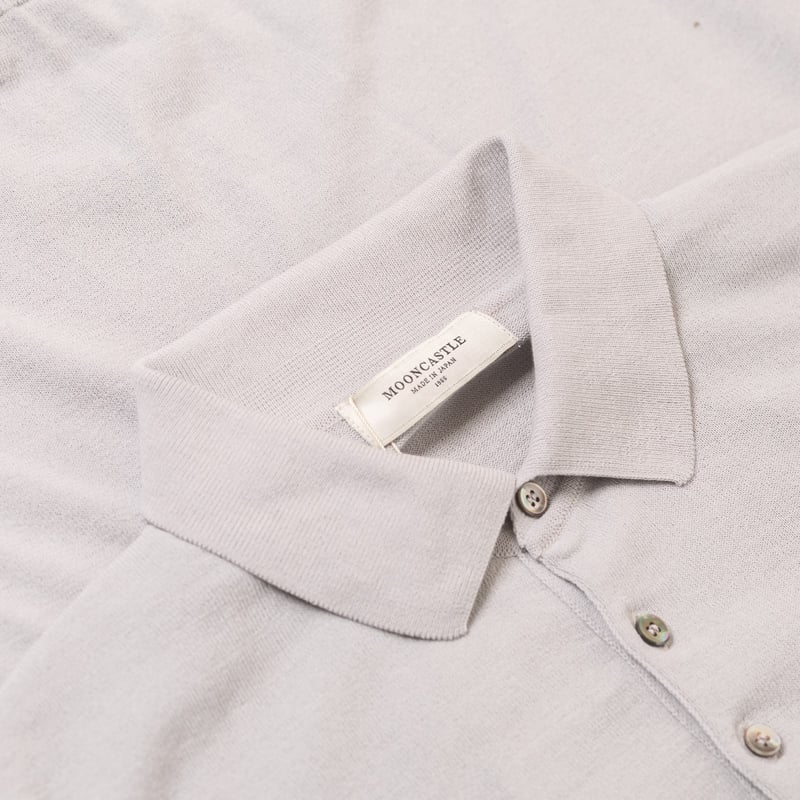 Ice Cotton Poloneck Light Gray