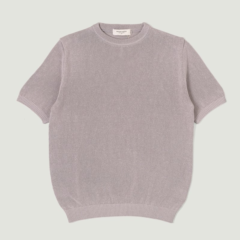 image flâneurs MOONCASTLE / Paper Silk Crewneck Light Gray vignette