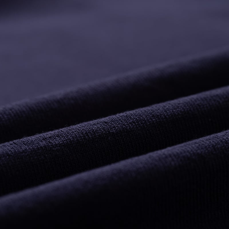 image flâneurs MOONCASTLE / Ice Cotton Relax Crewneck Navy détail matière