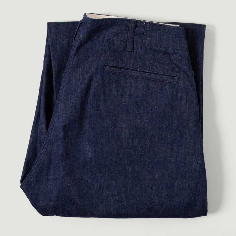 Image-Flâneurs_BEAMS PLUS / MIL Trousers Denim 8oz Indigo vignette