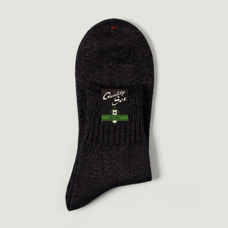 Image flâneurs BEAMS PLUS / Washi Short Rib Socks Black