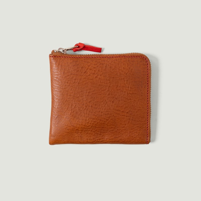 image flâneurs BEAMS PLUS / Double Zip Wallet Brown/Red vignette