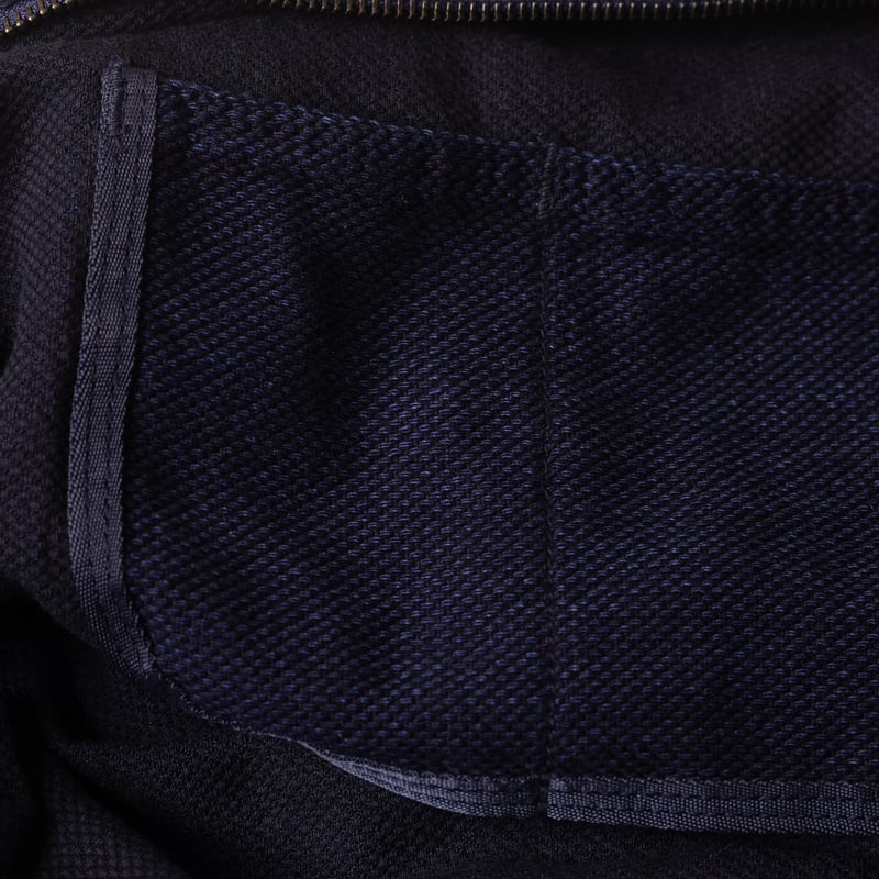 Heavy Canvas Shoulder Bag Sashiko Denim