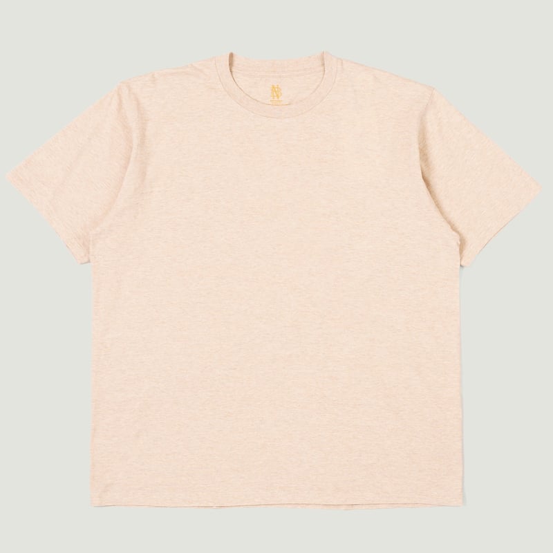 image-Flâneurs BATONER / Light Meriyasu T-Shirt Heather Beige vignette