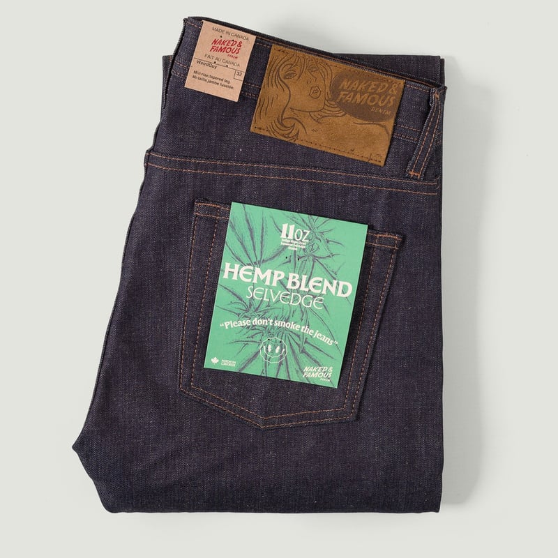 image flâneurs NAKED & FAMOUS / WeirdGuy Hemp Blend Selvedge vignette