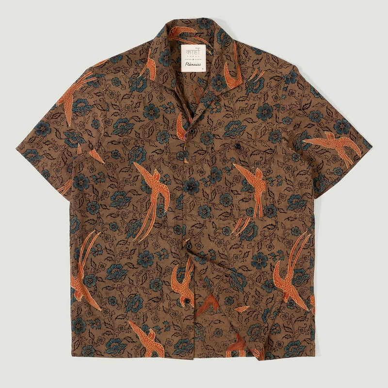 Vignettes KARDO x FLANEURS chemisette motif Shirt AJK01