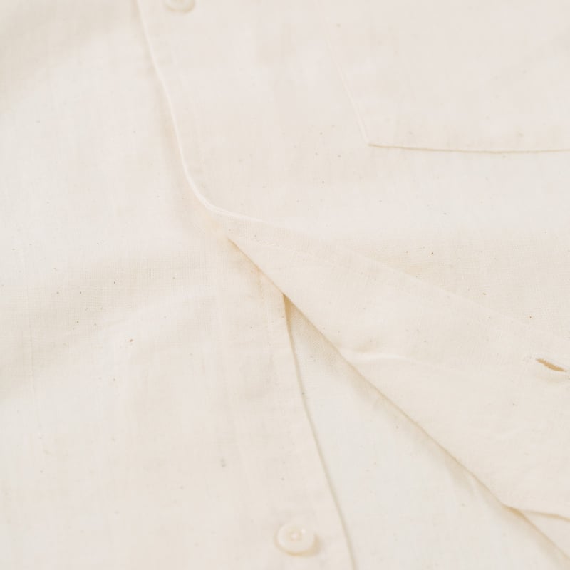KARDO x FLANEURS / S/S Shirt Khadi Handloom Natural
