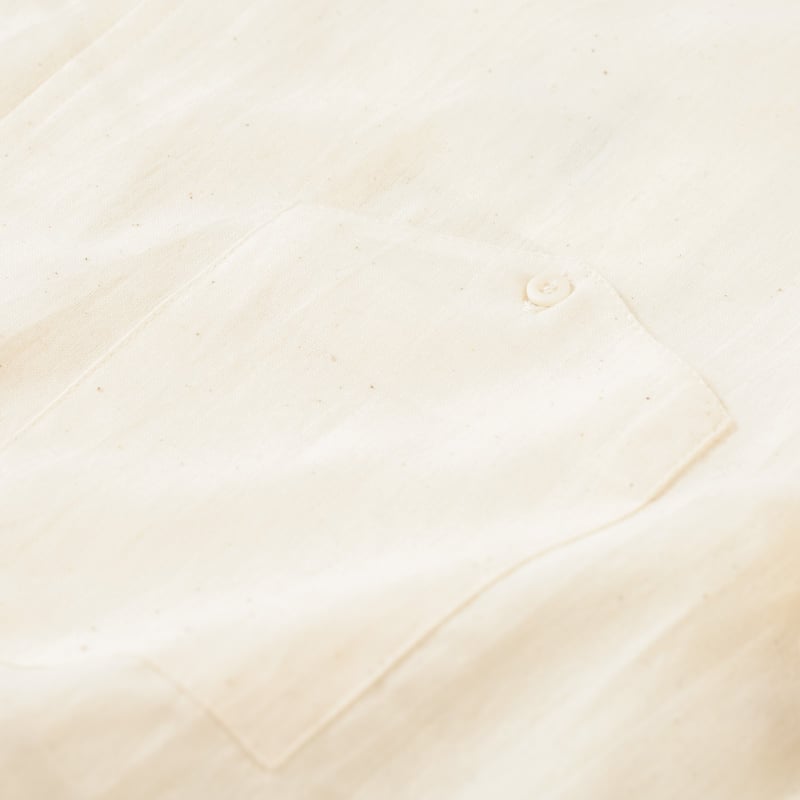KARDO x FLANEURS / S/S Shirt Khadi Handloom Natural