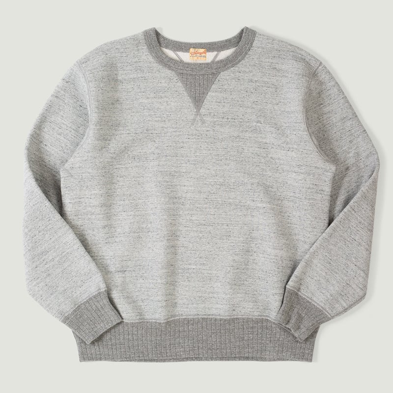 Vignettes flaneurs WHITESVILLE Heavy Loopwheel Sweatshirt Heather Gray