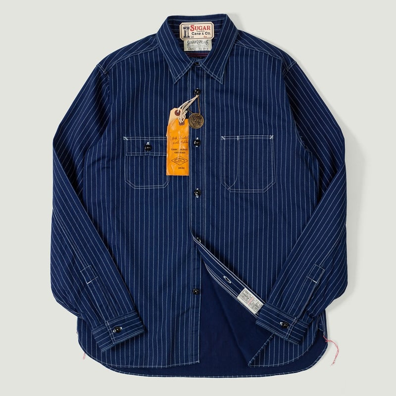 "Fiction Romance" 8.5oz Wabash Stripe Work Shirt