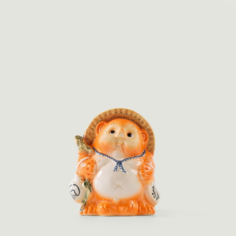 Fortune Raccoon Dog Orange Medium