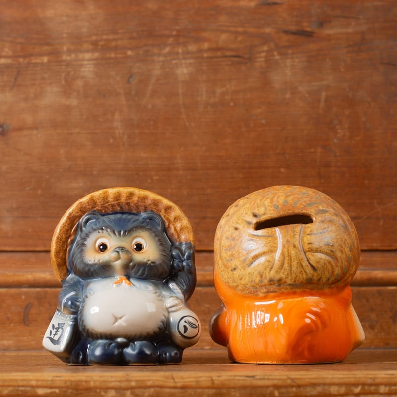 flaneurs BEAMS JAPAN Fortune Raccoon Dog Piggy Bank tanuki