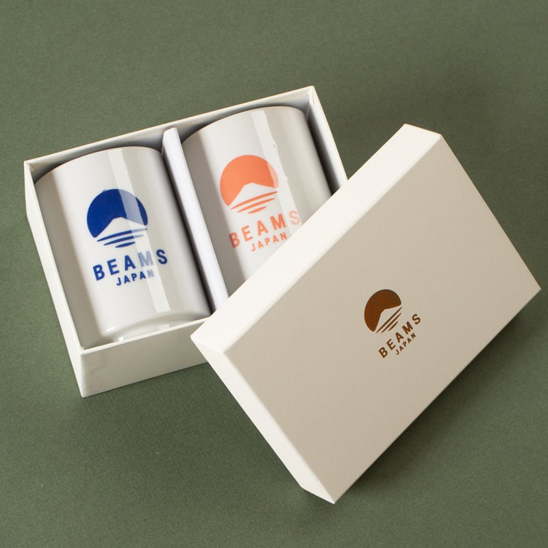 flaneurs BEAMS JAPAN Ceramic Cup Set Indigo Red