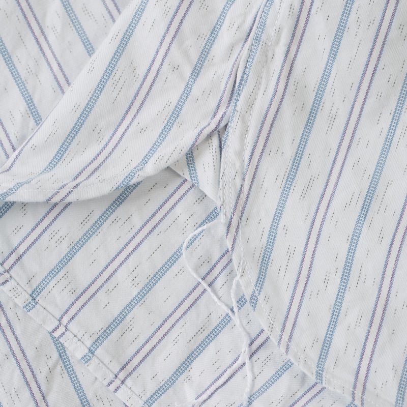détails flaneurs SUGAR CANE Fiction Romance 6oz Indigo Stripe Work Shirt (3)