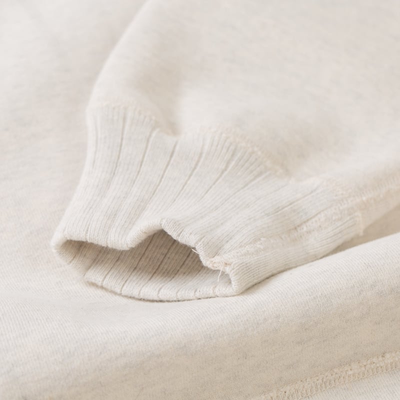 Heavy Loopwheel Sweat Hooded Parka Oatmeal