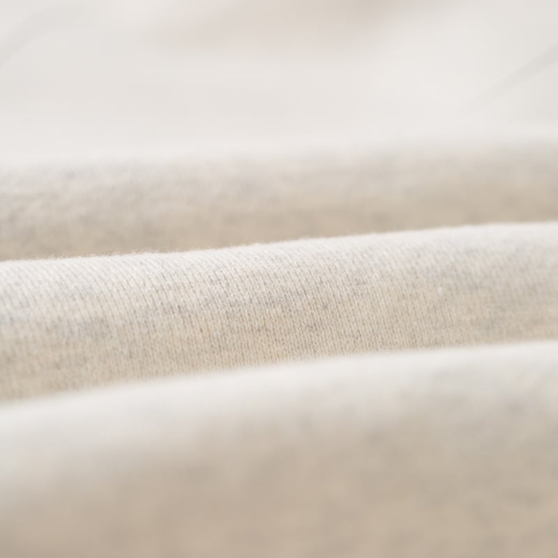 Heavy Loopwheel Sweat Hooded Parka Oatmeal