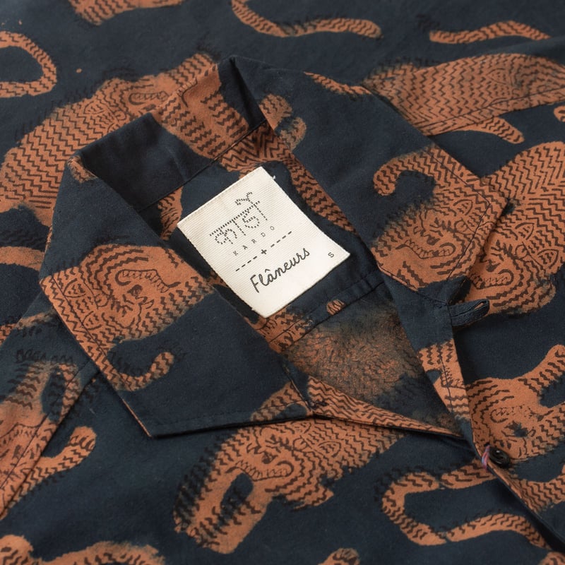 detail flaneurs KARDO x FLANEURS chemisette motif Shirt BP69