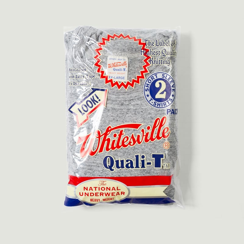 Vignettes flaneurs WHITESVILLE 2-Pack Tubular T-Shirt heather grey
